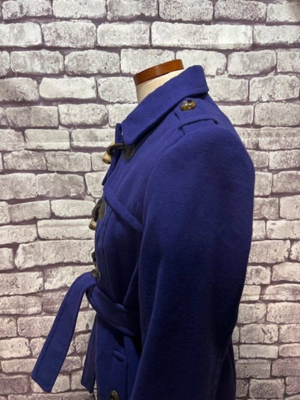 George Blue Long Sleeve Coat Size M - Picture 5 of 8